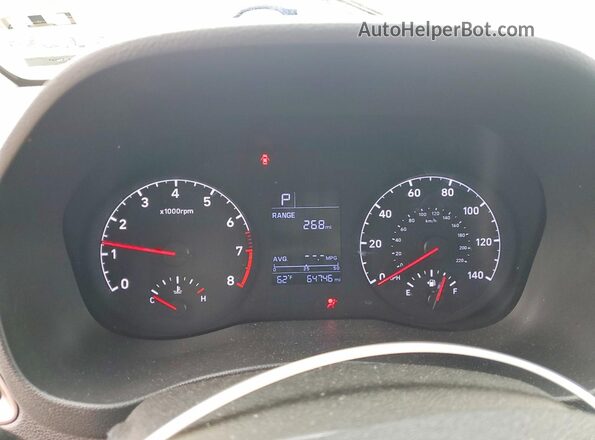 3KPC24A35JE017716 2018 HYUNDAI ACCENT Silver Widok zestawu wskaźników