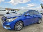 2018 Hyundai Accent Se Blue vin: 3KPC24A37JE012629