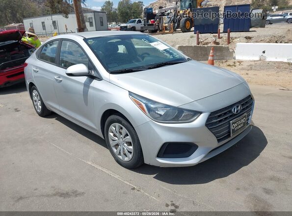 3KPC24A37KE060147 2019 HYUNDAI ACCENT Silver Передня права чверть