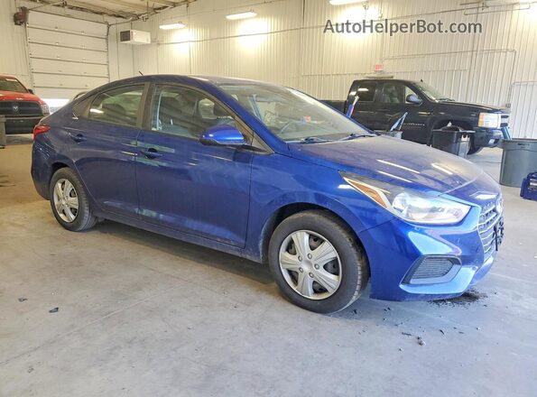 3KPC24A37KE060701 2019 HYUNDAI ACCENT Blue Przód prawy