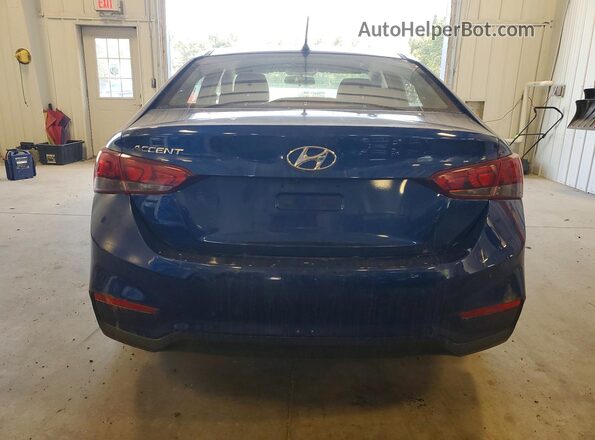 3KPC24A37KE060701 2019 HYUNDAI ACCENT Blue Widok z tyłu