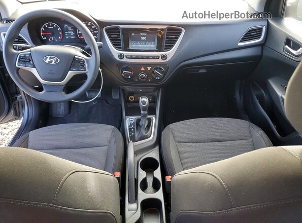 3KPC24A38KE072775 2019 HYUNDAI ACCENT Серый Вид панели приборов
