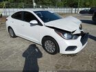 2020 Hyundai Accent Se White vin: 3KPC24A60LE115792