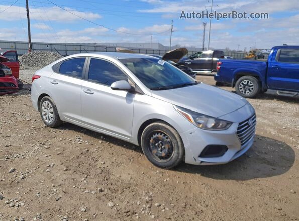 3KPC24A60ME129726 2021 HYUNDAI ACCENT Silver Przód prawy