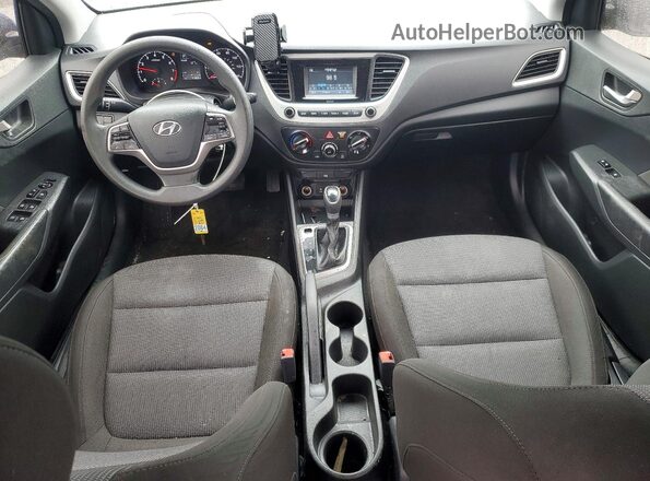 3KPC24A60ME135462 2021 HYUNDAI ACCENT Blue Вид панелі приладів