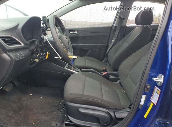 3KPC24A60ME135462 2021 HYUNDAI ACCENT Blue Вид салону спереду