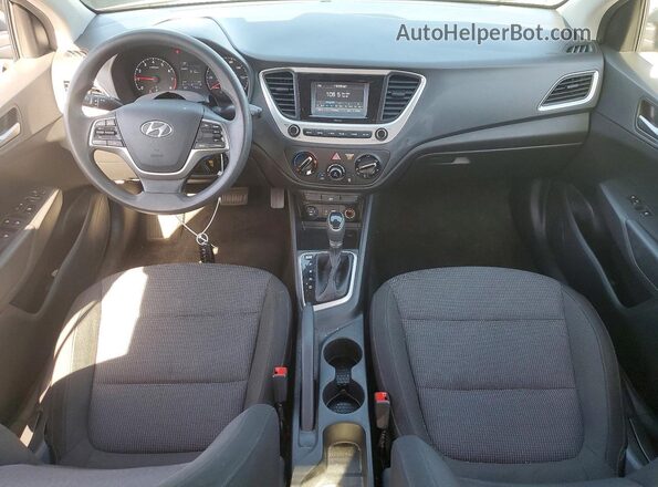 3KPC24A60ME139429 2021 HYUNDAI ACCENT Серый Вид панели приборов