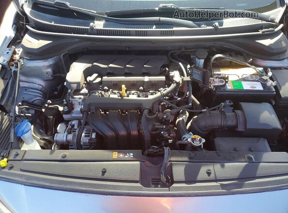 3KPC24A60ME139429 2021 HYUNDAI ACCENT Серый Вид задней части салона