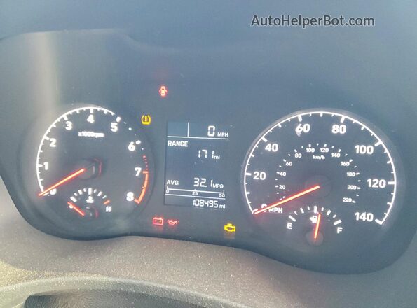 3KPC24A61LE104641 2020 HYUNDAI ACCENT Красный Вид щитка приборов