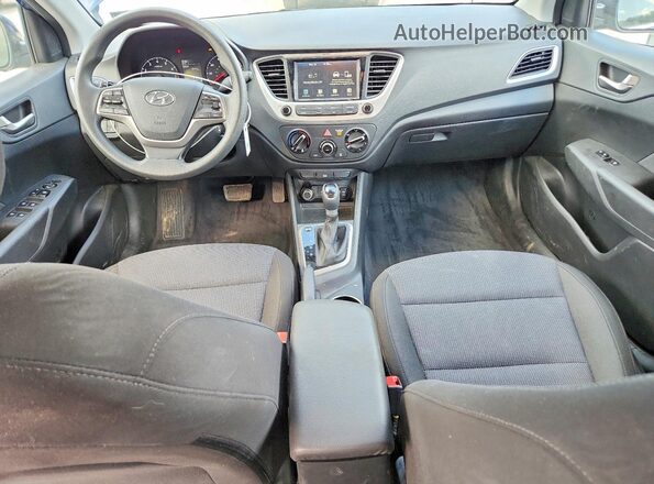 3KPC24A61ME152156 2021 HYUNDAI ACCENT Синий Вид панели приборов