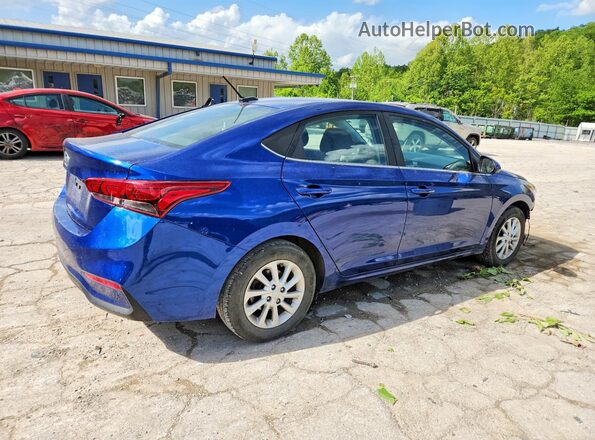 3KPC24A61ME152156 2021 HYUNDAI ACCENT Синий Задняя правая четверть