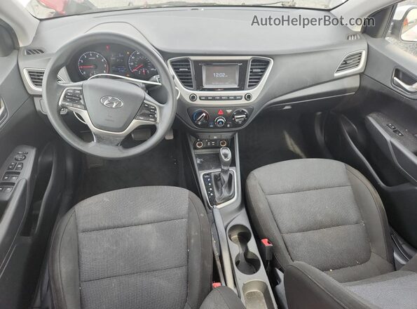 3KPC24A62LE105104 2020 HYUNDAI ACCENT Белый Вид панели приборов