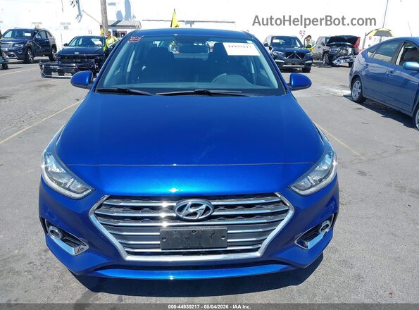 3KPC24A63LE090872 2020 HYUNDAI ACCENT Blue Widok wnętrza z tyłu
