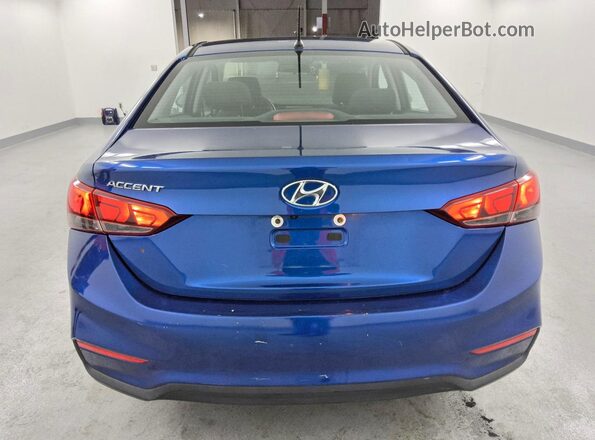 3KPC24A63LE103524 2020 HYUNDAI ACCENT Blue Widok z tyłu