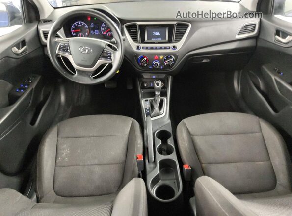 3KPC24A63LE103524 2020 HYUNDAI ACCENT Blue Widok deski rozdzielczej