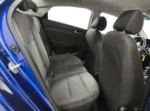 3KPC24A63LE103524 2020 HYUNDAI ACCENT Blue Widok tylnych siedzeń