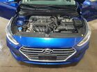 2021 Hyundai Accent Se Синий vin: 3KPC24A63ME149257