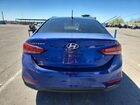 2021 Hyundai Accent Se Синий vin: 3KPC24A63ME153034
