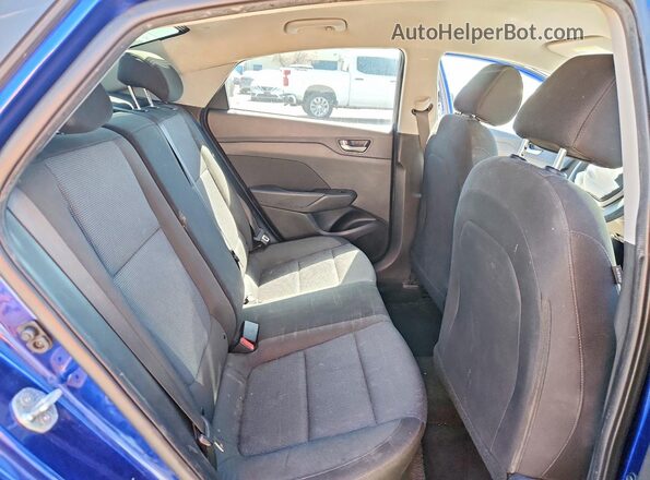3KPC24A63ME153034 2021 HYUNDAI ACCENT Синий Вид задних сидений