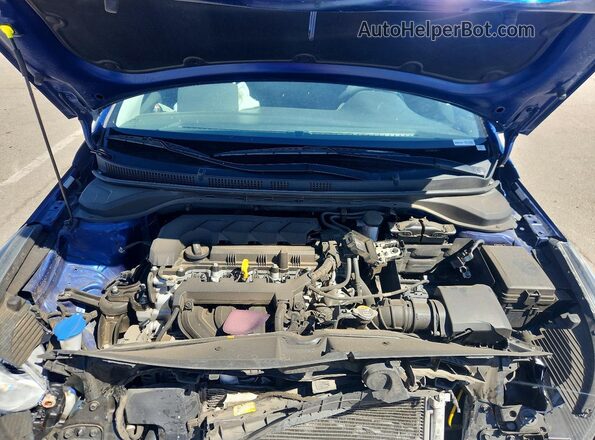 3KPC24A63ME153034 2021 HYUNDAI ACCENT Синий Вид задней части салона