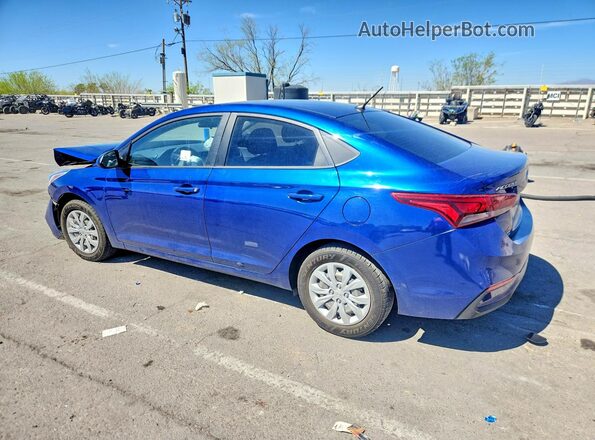 3KPC24A63ME153034 2021 HYUNDAI ACCENT Синий Задняя левая четверть