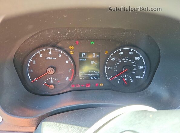 3KPC24A63ME153034 2021 HYUNDAI ACCENT Синий Вид щитка приборов