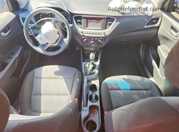 3KPC24A63ME153034 2021 HYUNDAI ACCENT Синий Вид панели приборов
