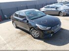 2022 Hyundai Accent Se Черный vin: 3KPC24A65NE164053