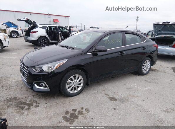 3KPC24A66NE172808 2022 HYUNDAI ACCENT Черный Передняя левая четверть