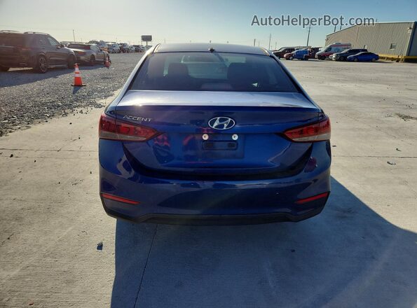3KPC24A66NE186059 2022 HYUNDAI ACCENT Blue Widok z tyłu