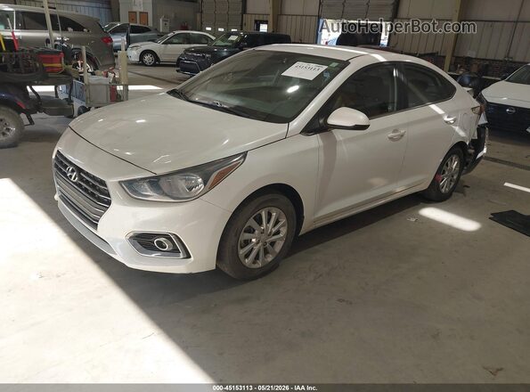 3KPC24A67LE104529 2020 HYUNDAI ACCENT White Vista tres cuartos delantera izquierda