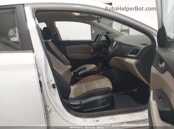 3KPC24A67LE104529 2020 HYUNDAI ACCENT White Vista interior delantera