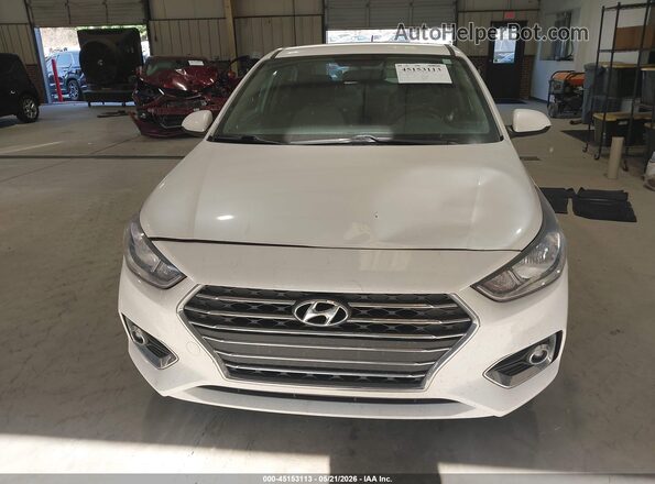 3KPC24A67LE104529 2020 HYUNDAI ACCENT White Vista del cuadro de instrumentos