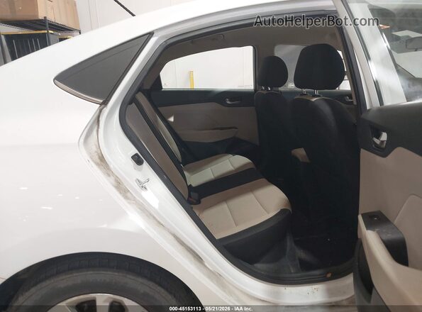 3KPC24A67LE104529 2020 HYUNDAI ACCENT White Vista de la etiqueta del VIN