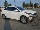 2020 Hyundai Accent Se White vin: 3KPC24A67LE118284