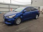 2020 Hyundai Accent Se Blue vin: 3KPC24A68LE095405