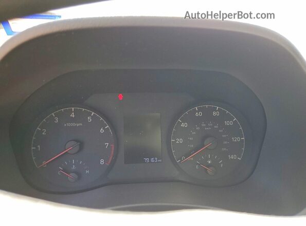 3KPC24A68LE126734 2020 HYUNDAI ACCENT Beige Vista del cuadro de instrumentos