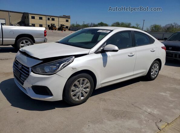 3KPC24A68NE183048 2022 HYUNDAI ACCENT Белый Передняя левая четверть