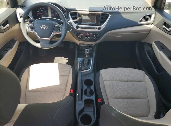 3KPC24A68NE183048 2022 HYUNDAI ACCENT Белый Вид панели приборов