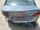 2020 Hyundai Accent Se Gray vin: 3KPC24A69LE103477 Damage: Deck Lid, Severe Damage, Replacement Required