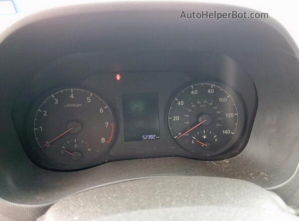 3KPC24A69LE103477 2020 HYUNDAI ACCENT Gray ხელსაწყოთა პანელის ხედი