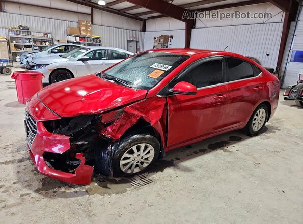 3KPC24A69LE110087 2020 HYUNDAI ACCENT Red Vista tres cuartos delantera izquierda