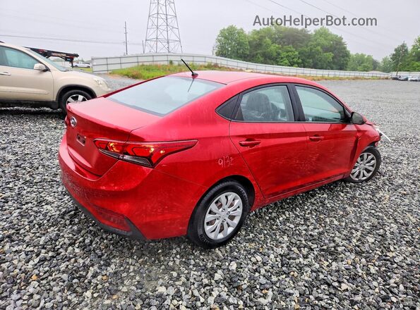 3KPC24A6XLE120188 2020 HYUNDAI ACCENT Красный Задняя правая четверть