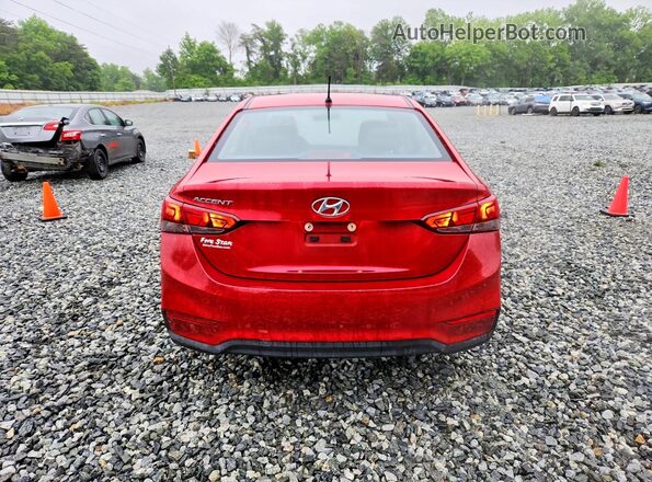 3KPC24A6XLE120188 2020 HYUNDAI ACCENT Красный Вид сзади