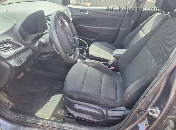 3KPC25A31KE086216 2019 HYUNDAI ACCENT Серый Вид салона спереди