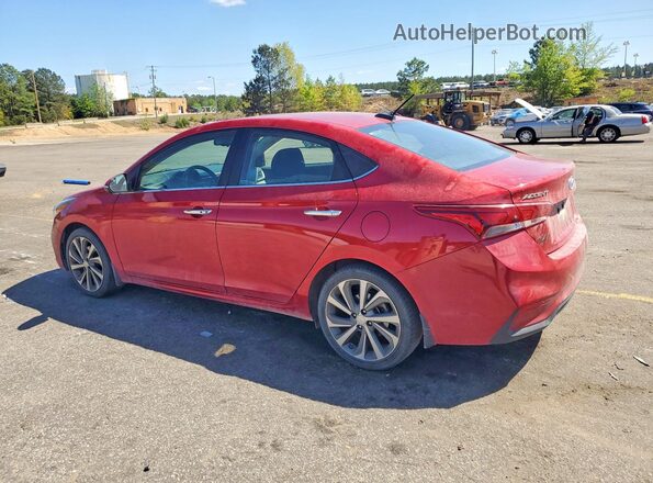 3KPC34A67ME140588 2021 HYUNDAI ACCENT Red Tył lewy