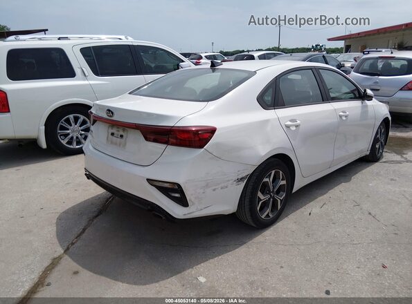 3KPF24AD0KE051697 2019 KIA FORTE Белый Задняя правая четверть
