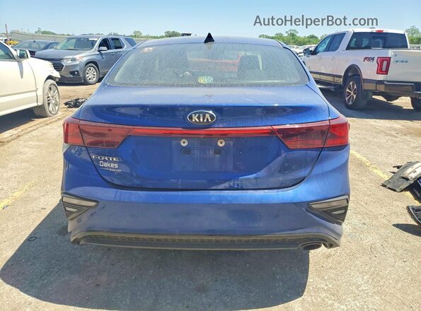 3KPF24AD0LE177737 2020 KIA FORTE Blue Вид ззаду