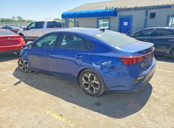 3KPF24AD0LE177737 2020 KIA FORTE Blue Задня ліва чверть