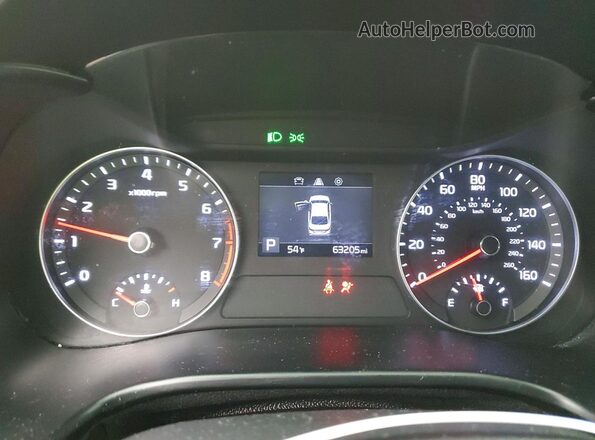 3KPF24AD0LE257488 2020 KIA FORTE Black Widok zestawu wskaźników